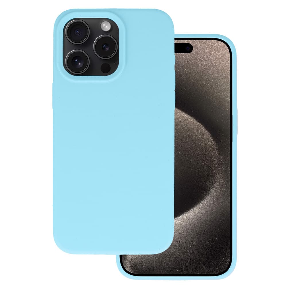 Silicone Lite case  pro Samsung Galaxy M34 5G světle modré - náhled 1
