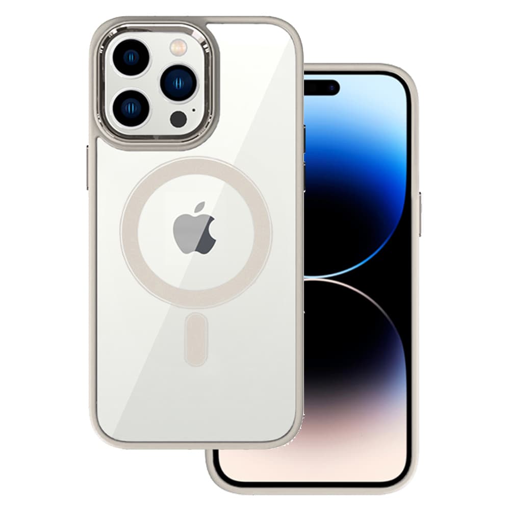 Zadní kryt Tel Protect Magnetic Clear pro iPhone 11 Pro Titanium - náhled 1