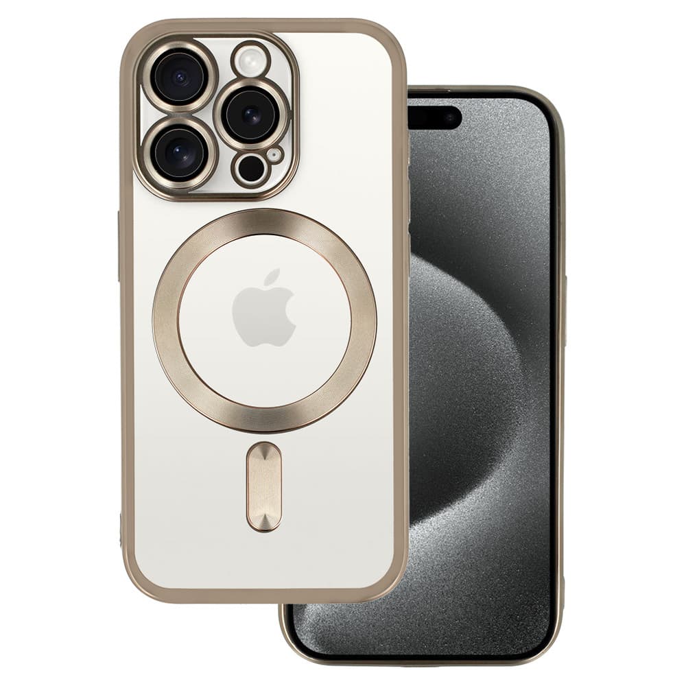 Zadní kryt Metallic MagSafe pro iPhone 15 Titanium - náhled 1