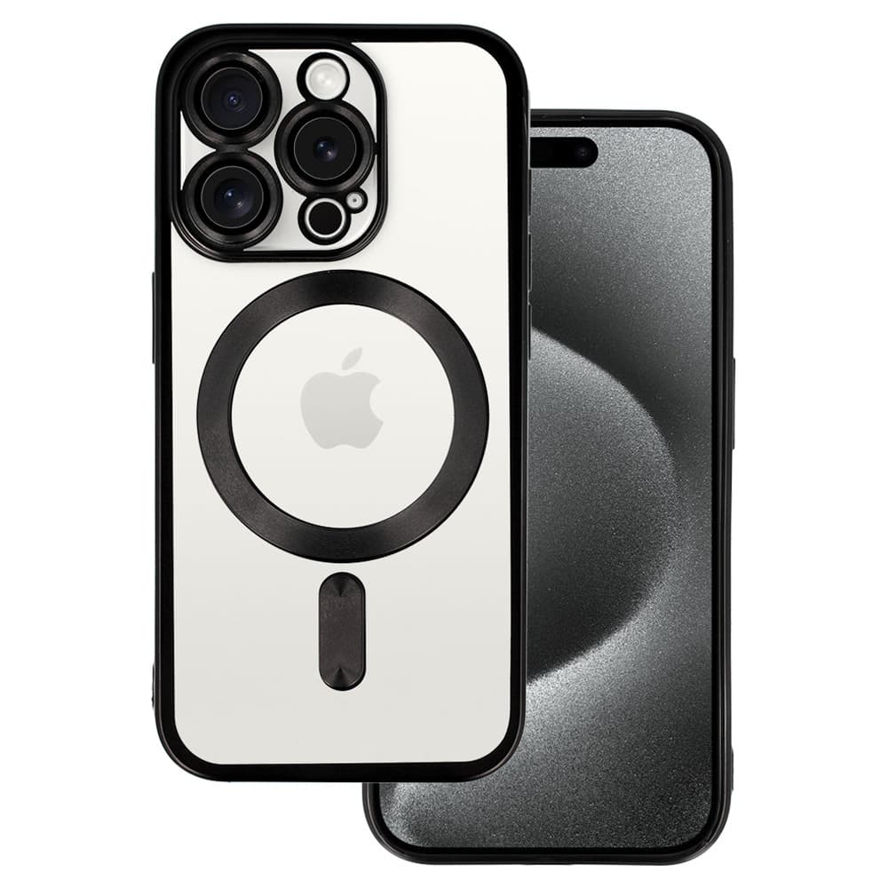 Zadní kryt Metallic MagSafe pro iPhone 13 Pro Max Black - náhled 1