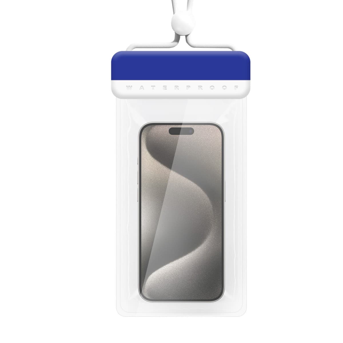 Vodotěsné pouzdro Waterproof Type 3 modro - bílé - náhled 1