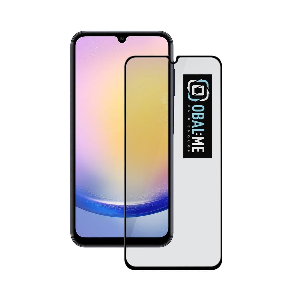 OBAL:ME 5D Tvrzené Sklo pro Samsung Galaxy A25 5G Black - náhled 1