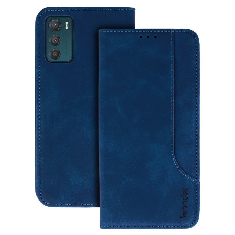 Knížkové pouzdro Wonder Prime pro Motorola Moto G42 navy - náhled 1