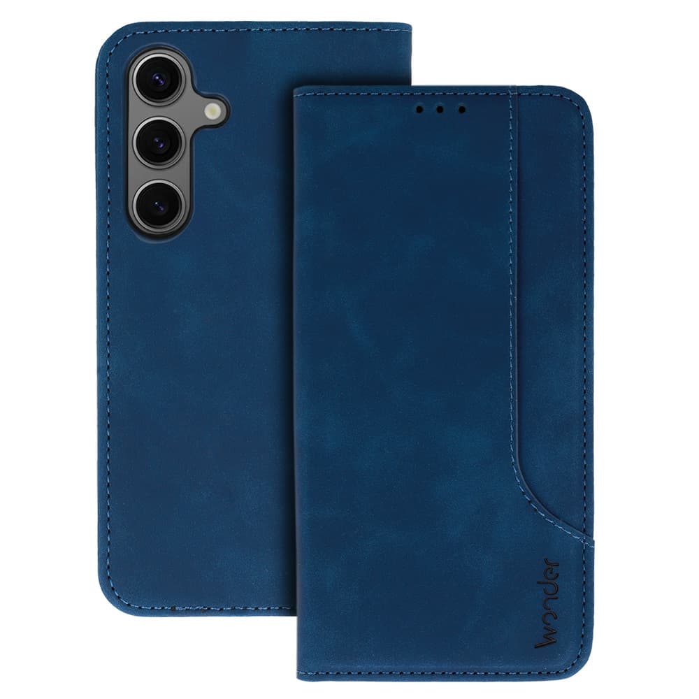 Knížkové pouzdro Wonder Prime pro Samsung Galaxy S20 FE navy - náhled 1