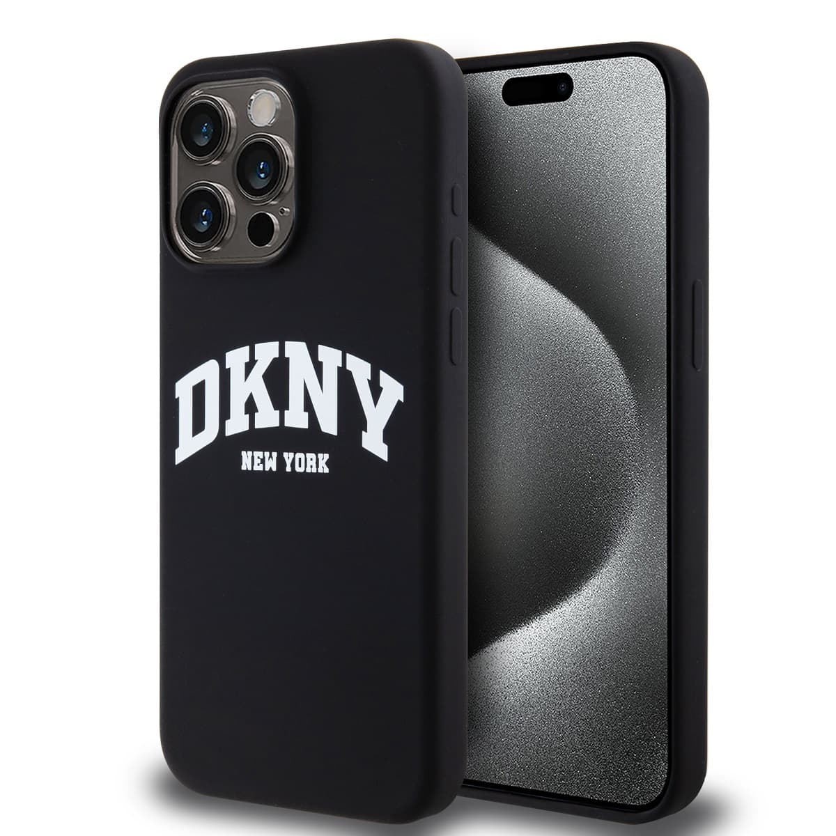 Zadní Kryt DKNY Liquid Silicone Arch Logo MagSafe pro iPhone 14 Pro černý - náhled 1