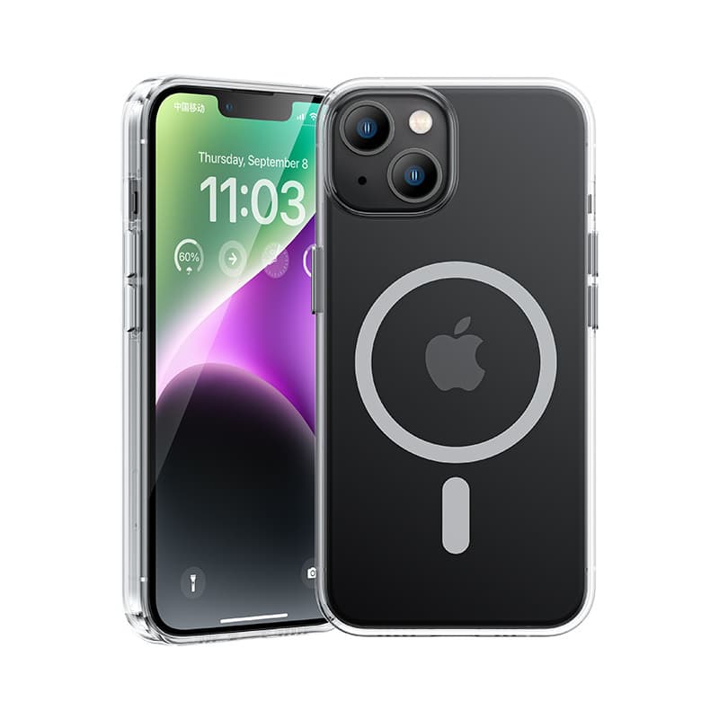 Zadní magnetický kryt Benks Crystal pro iPhone 15 Plus transparentní - náhled 1