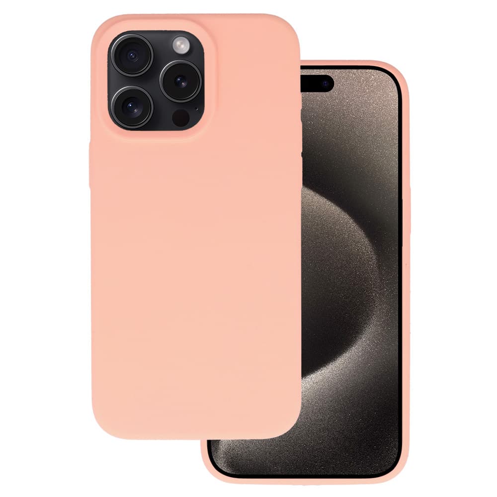 Silicone Lite case  pro Xiaomi Redmi Note 13 Pro 5G peach - náhled 1