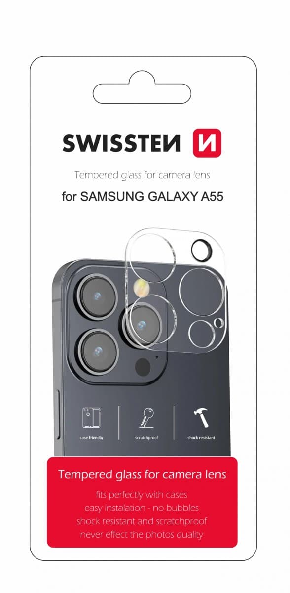 Ochranné sklo Swissten na čočky fotoaparátu pro Samsung A55