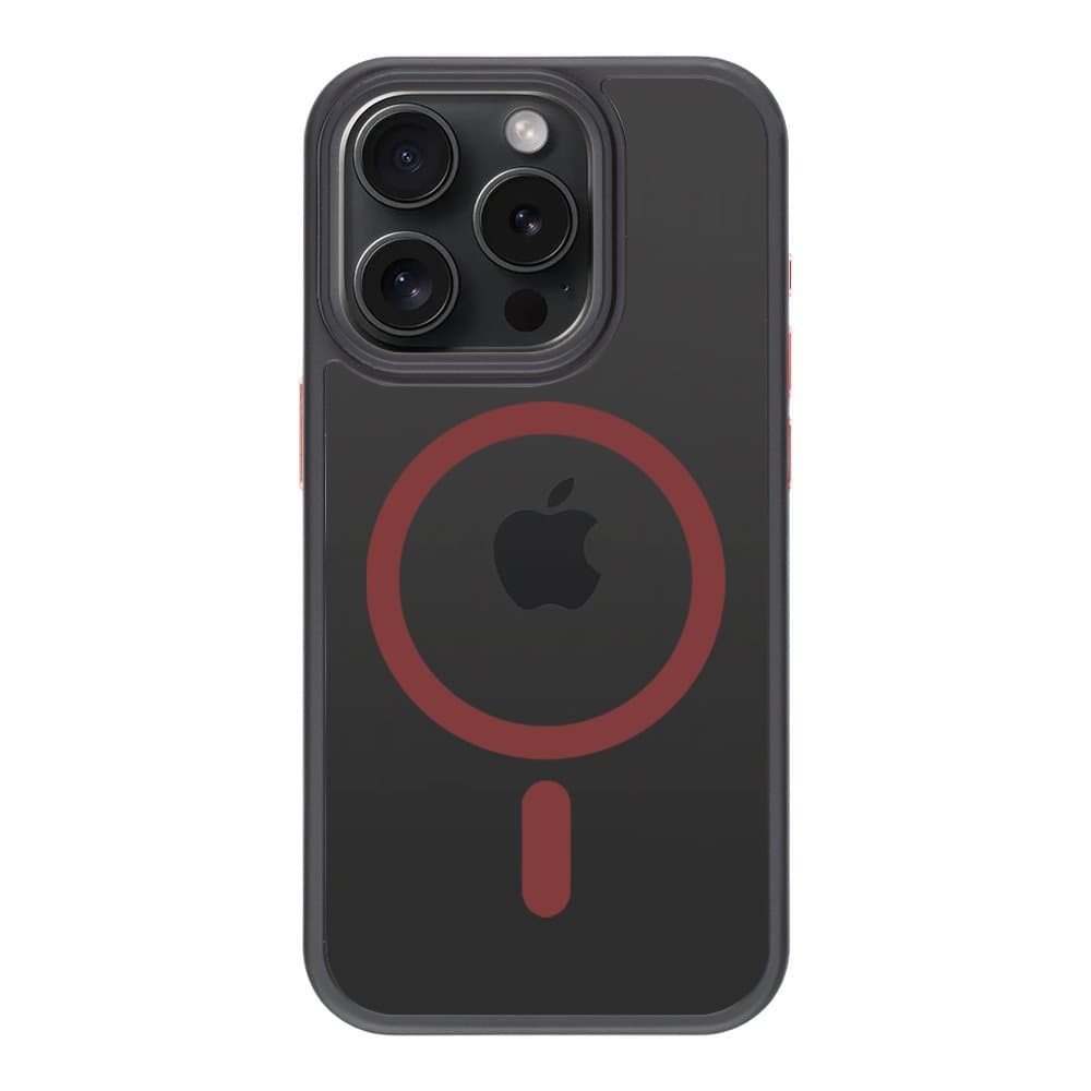 Tactical MagForce Hyperstealth 2.0 Kryt pro iPhone 15 Pro Black/Red - náhled 1