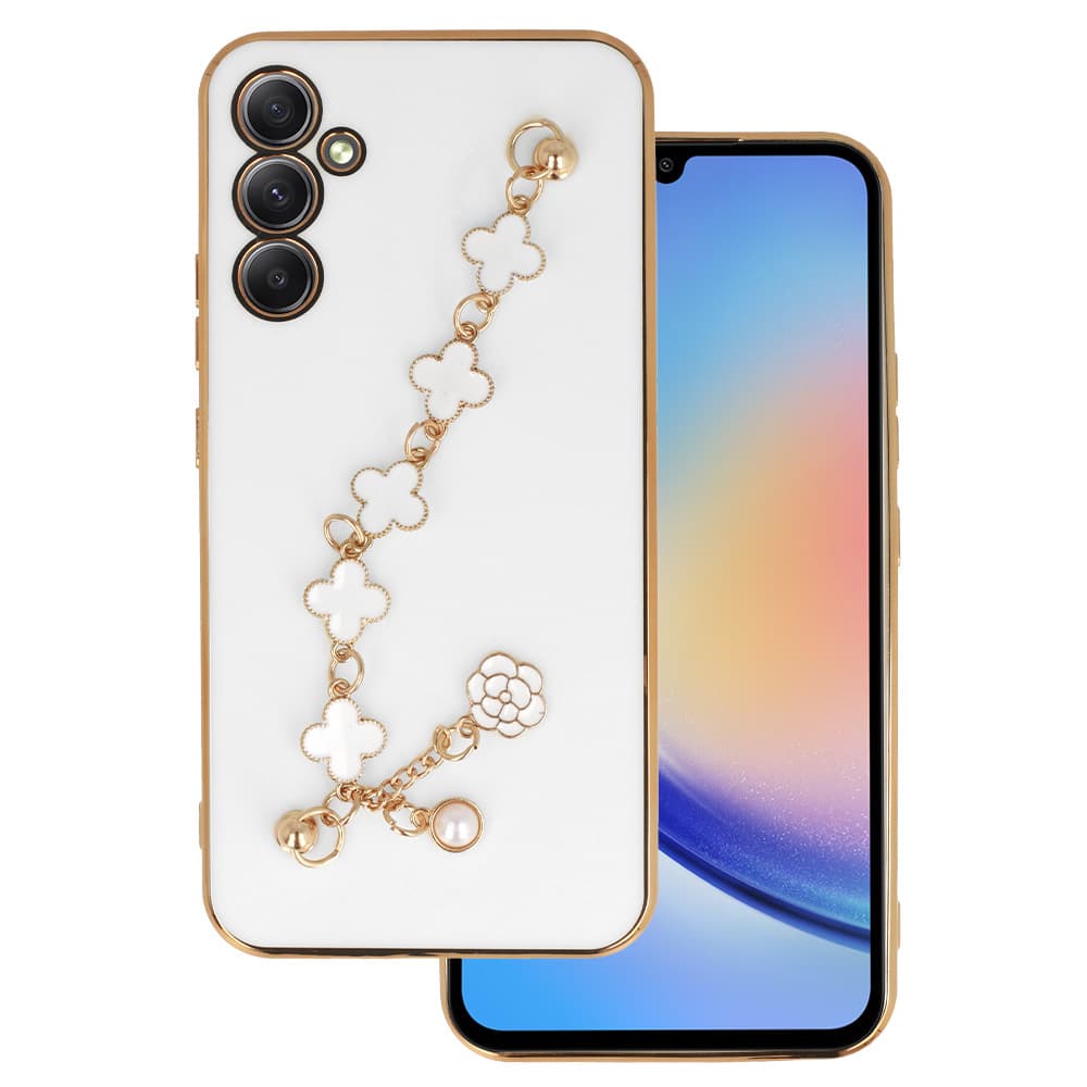 Trend Case pro Samsung Galaxy A34 design 3 bílé - náhled 1