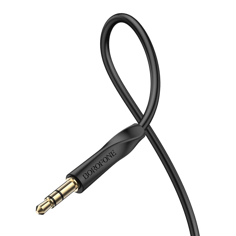 Audio kabel Borofone BL16 - jack 3,5 mm na jack 3,5 mm - 1 m černý - náhled 1