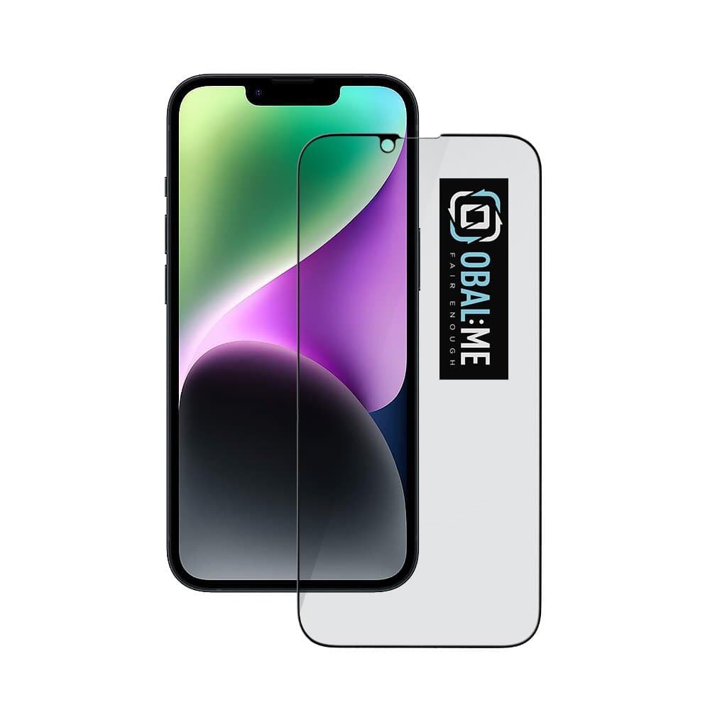 Tvrzené Sklo OBAL:ME Privacy 5D pro Apple iPhone 13-13 Pro-14-16e Black - náhled 1