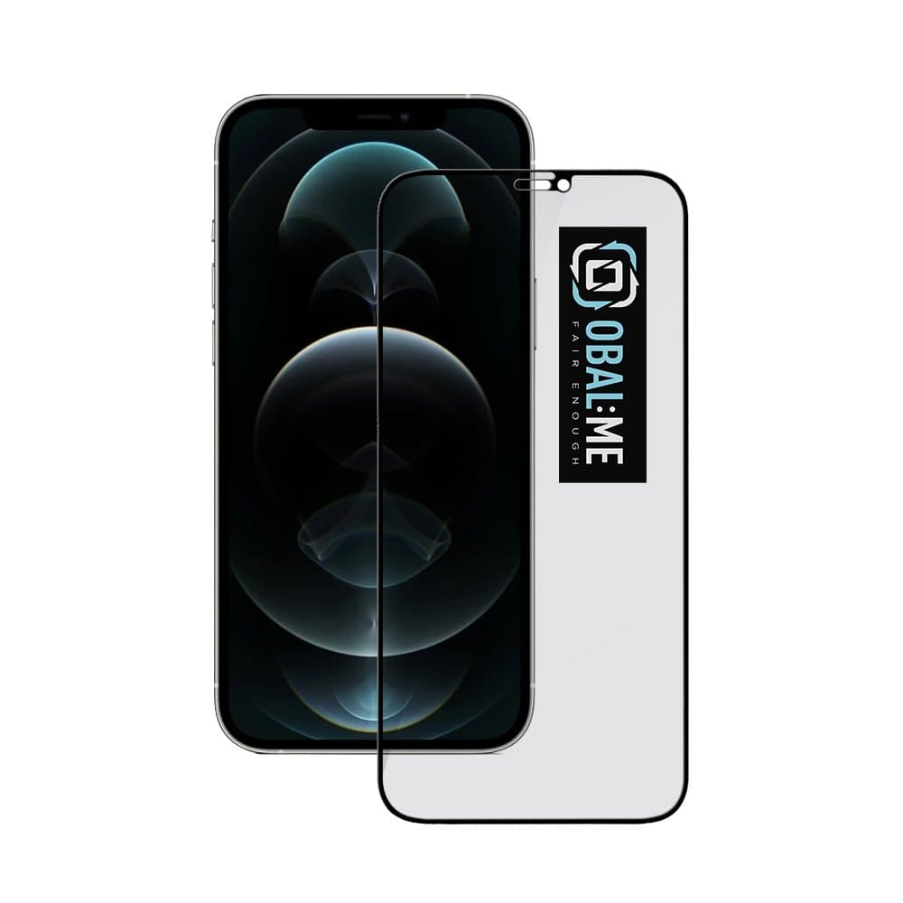 OBAL:ME Privacy 5D Tvrzené Sklo pro Apple iPhone 12/12 Pro Black - náhled 1