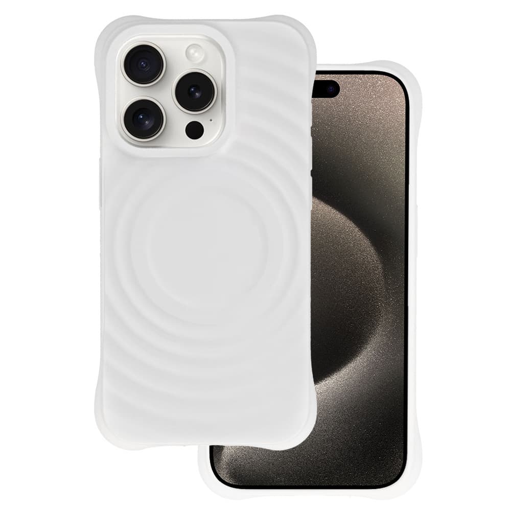 Pouzdro Tel Protect Wave Magsafe pro iPhone 15 Pro Max bílé - náhled 1