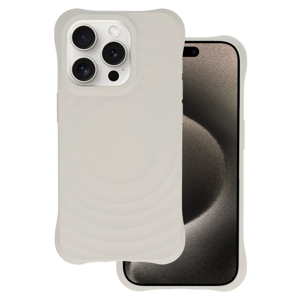 Pouzdro Tel Protect Wave Magsafe pro iPhone 15 Pro Max šedé - náhled 1