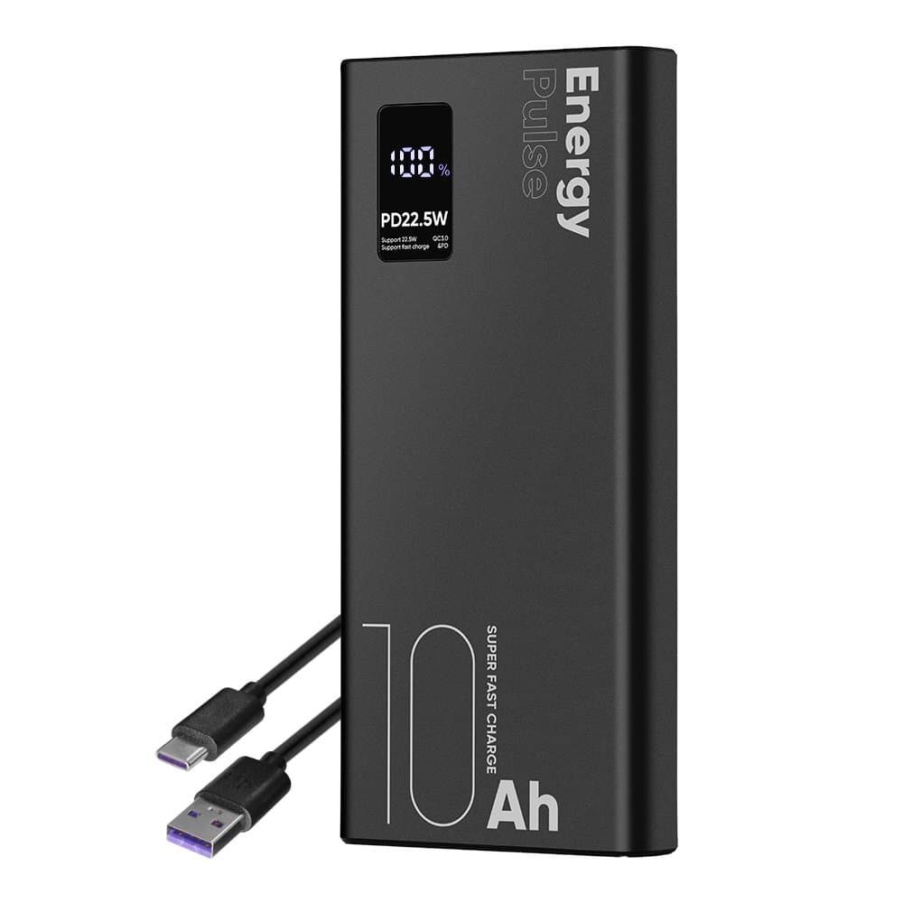 Powerbank OBAL:ME EnergyPulse 10000mAh 22.5W černá - náhled 1