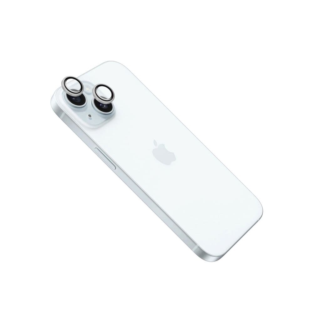 Ochranná skla čoček fotoaparátů FIXED Camera Glass pro Apple iPhone 16/16 Plus, stříbrná - náhled 1