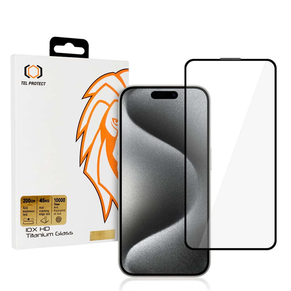 Tvrzené sklo 10X HD Titanium pro iPhone 16 Pro-17 - náhled 1