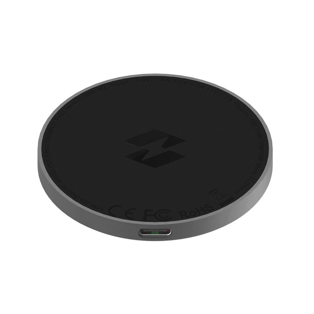 Bezdrátová nabíječka INFINIX Magnetic 15W černá - náhled 1