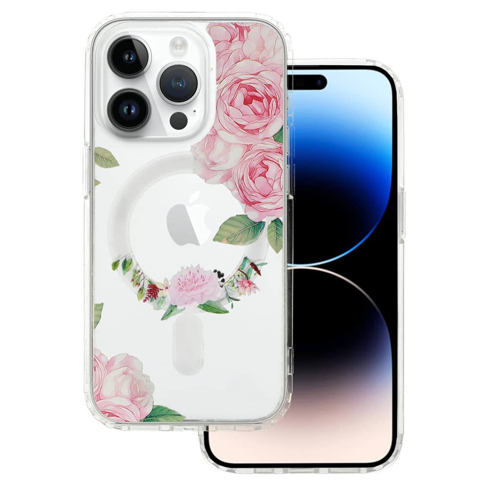 Zadní kryt Tel Protect Flower Magsafe pro iPhone 16 design 1 - náhled 1