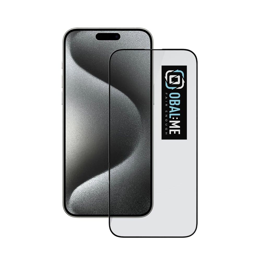 Tvrzené sklo OBAL:ME 5D pro iPhone 16 Pro Max černé - náhled 1