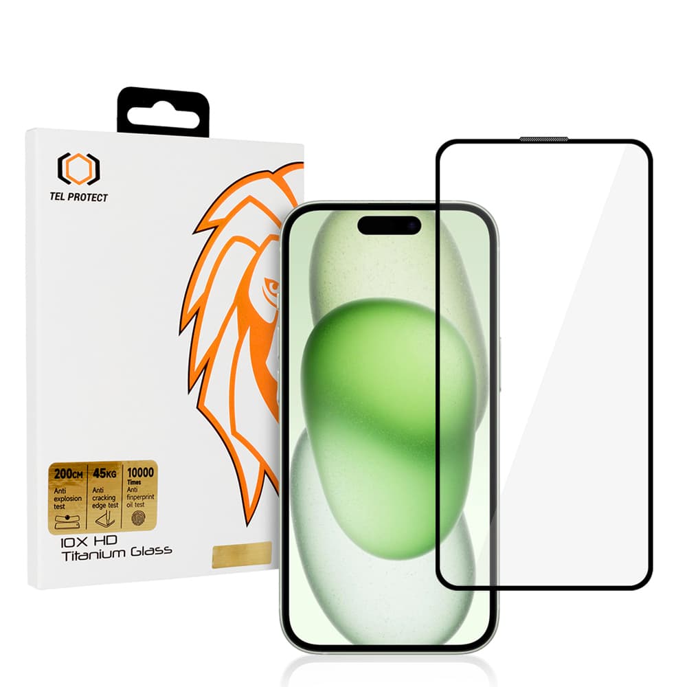 Tvrzené sklo 10X HD Titanium pro iPhone 16 Plus - náhled 1