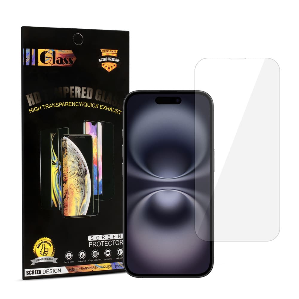 Tvrzené sklo HARD 2,5D pro iPhone 16 - náhled 1