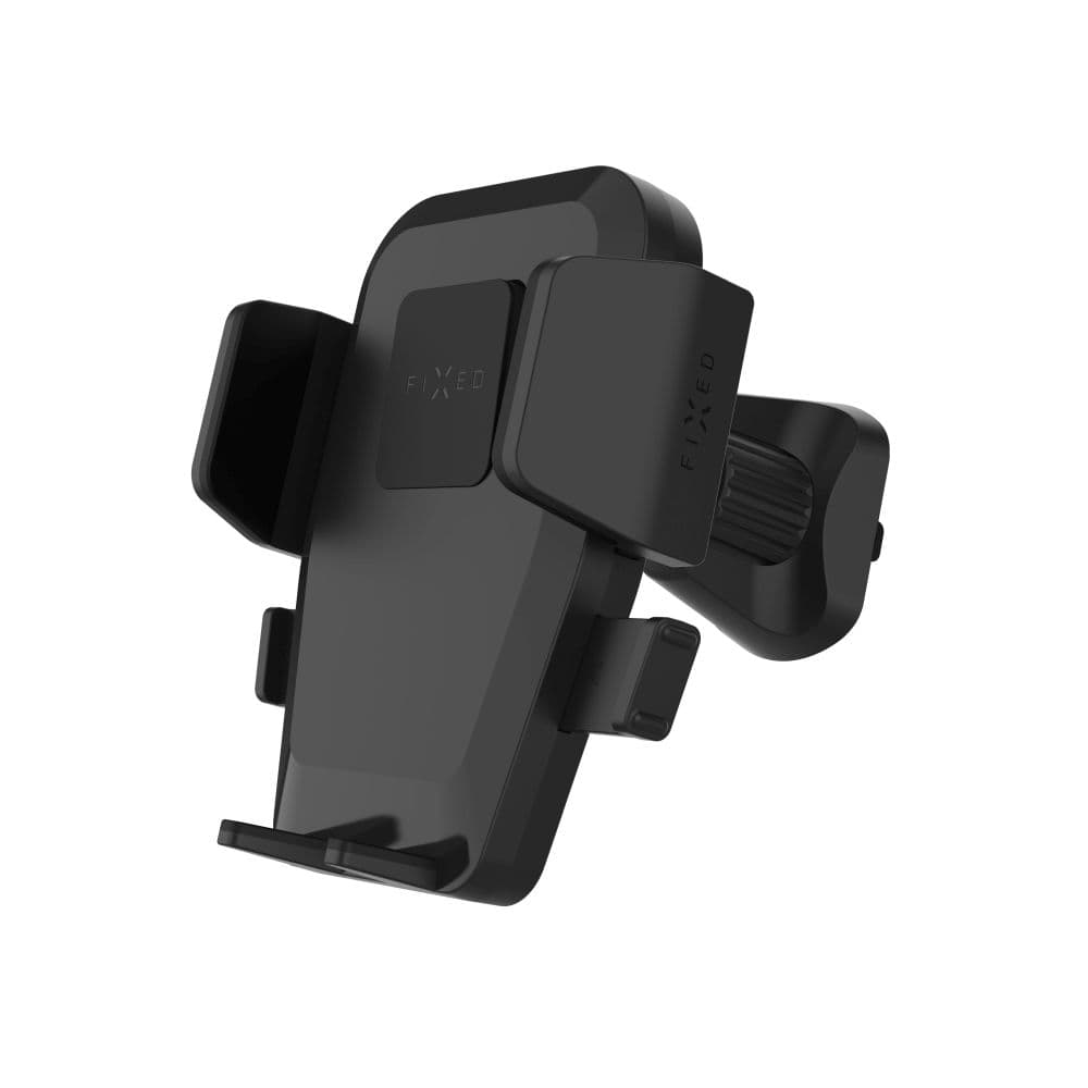 Univerzální držák do auta FIXED Iconiq Lock s úchytem do ventilační mřížky, černý - náhled 1