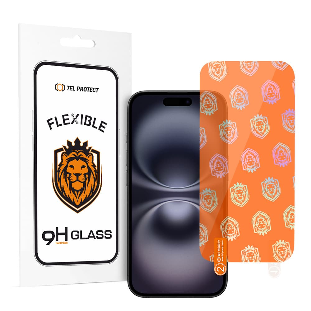 Tel Protect Best Flexible Hybrid Glass pro iPhone 16 Plus - náhled 1