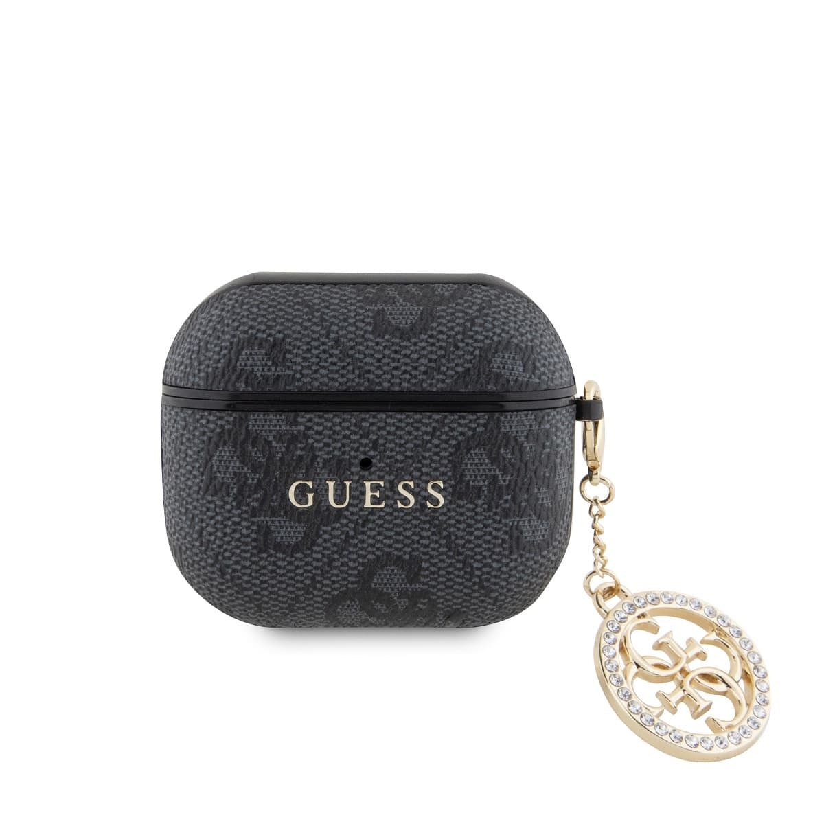 Pouzdro Guess 4G Script PC/PU Charm pro AirPods 3 Black - náhled 1