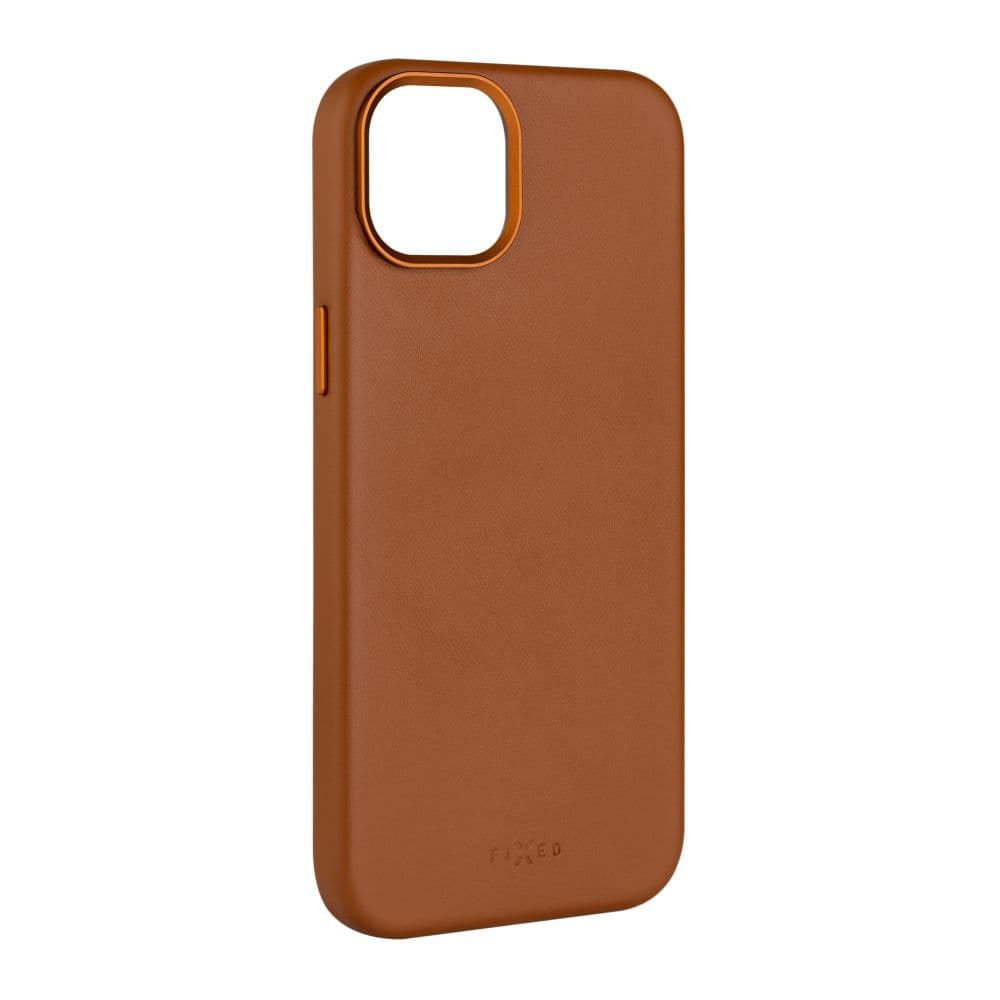 Kožený zadní kryt FIXED MagLeather s podporou MagSafe pro Samsung Galaxy S25 Ultra, hnědý - náhled 1
