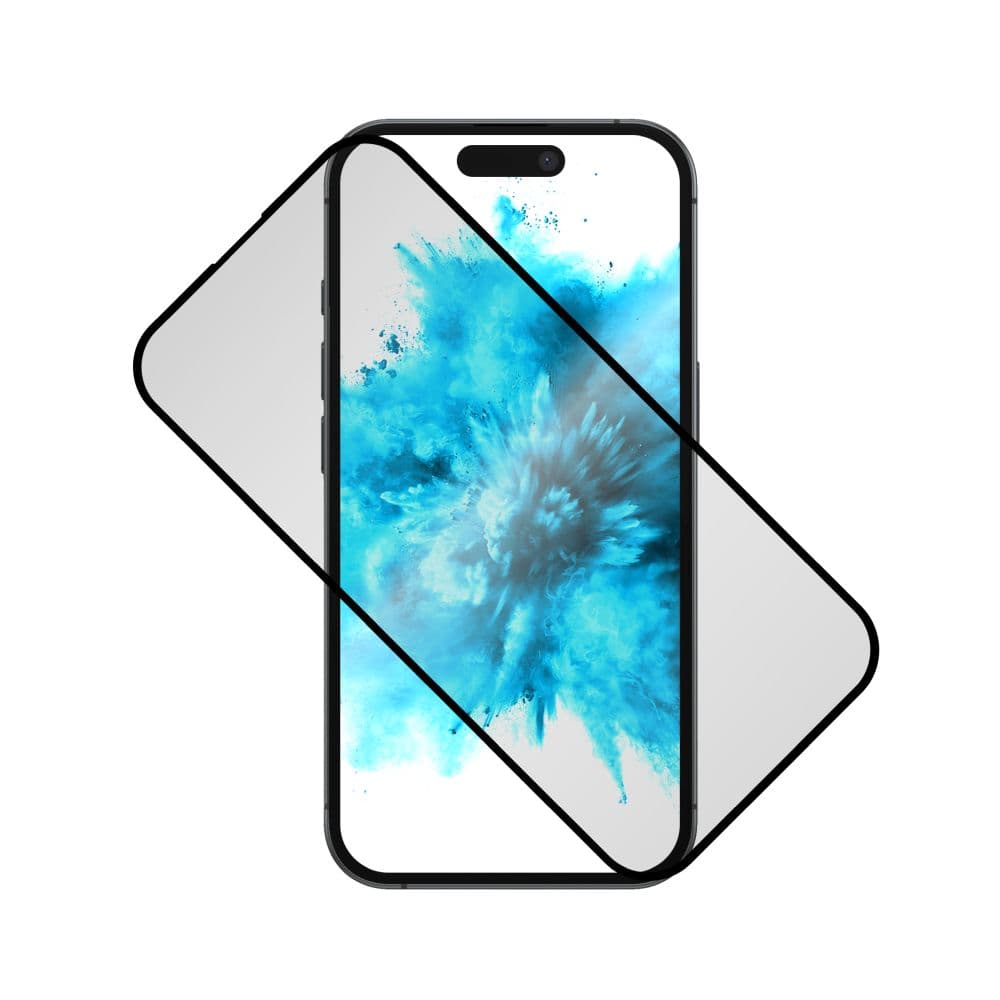 Ochranné tvrzené sklo FIXED Privacy Full-Cover pro Apple iPhone 16, lepení přes celý displej, černé - náhled 1