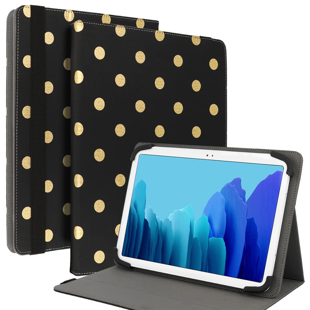 Pouzdro na tablet Wonder Canvas 13", gold dots - náhled 1