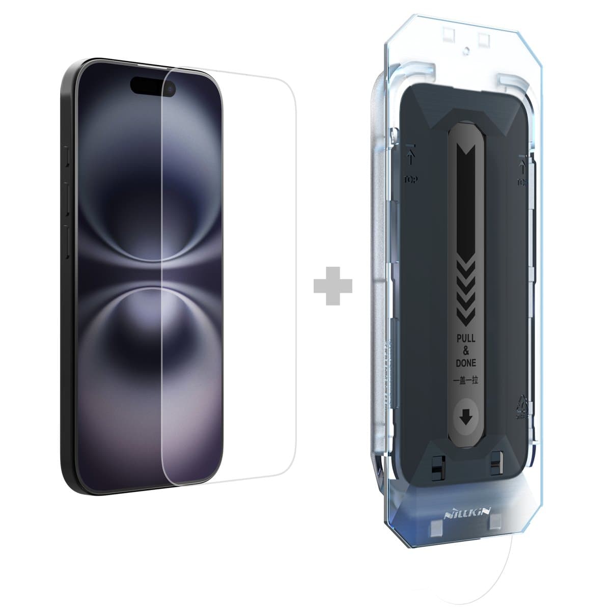 Tvrzené sklo Nillkin 0.2mm H+ PRO 2.5D pro Apple iPhone 16 (s aplikátorem) - náhled 1