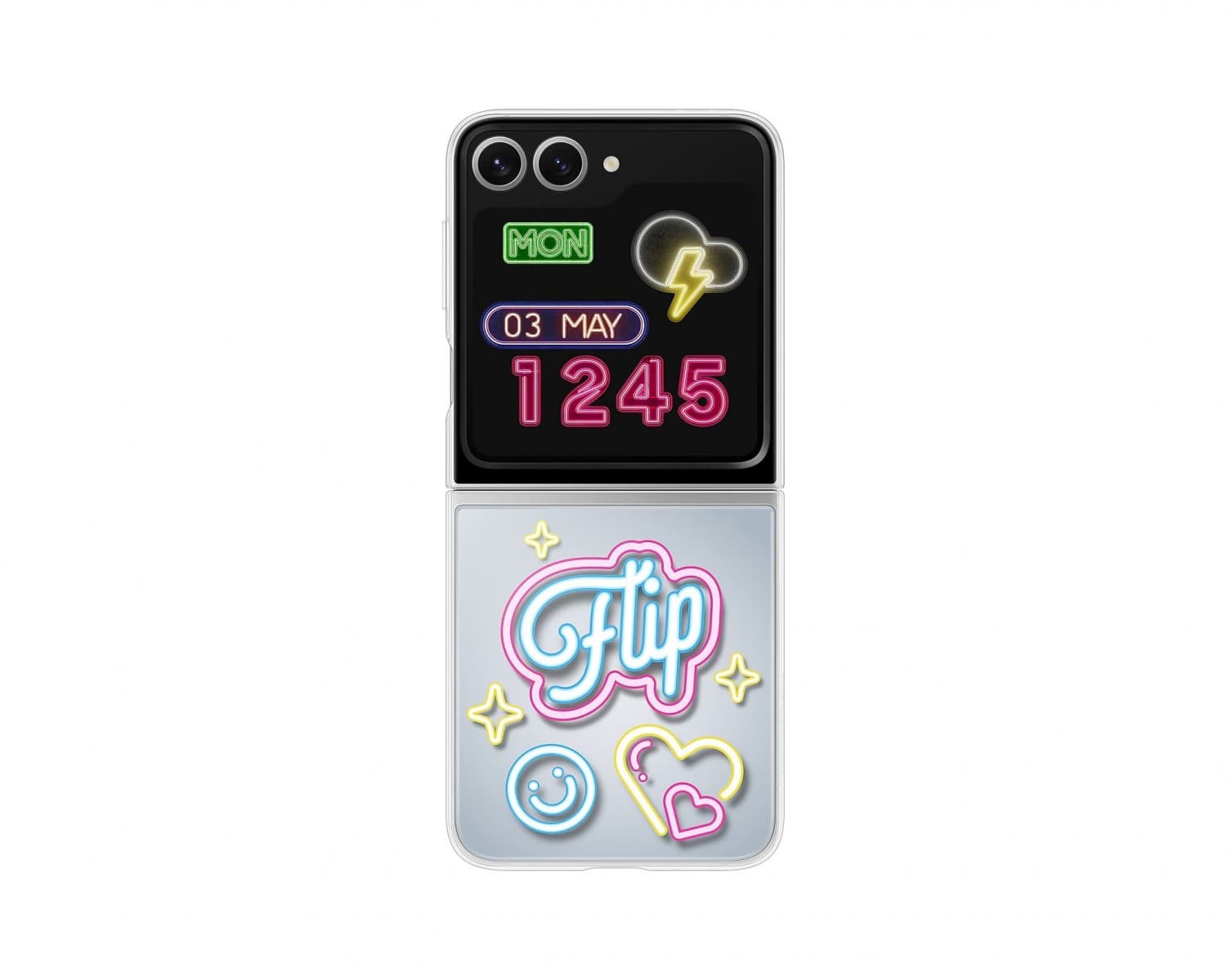 Zadní kryt EF-ZF741CTE Samsung FlipSuit pro Galaxy Z Flip 6 Transparent - náhled 1