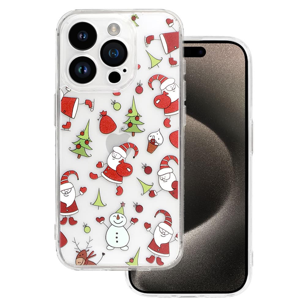 Zadní kryt TEL PROTECT Christmas Clear iPhone 13 Pro Design 1 - náhled 1
