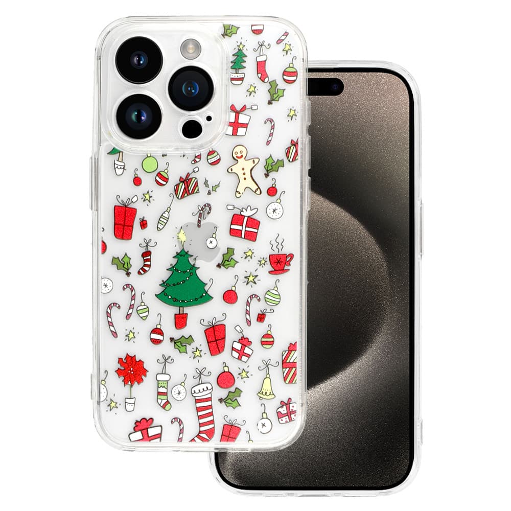 Zadní kryt TEL PROTECT Christmas Clear pro iPhone 16 Pro Max Design 2 - náhled 1