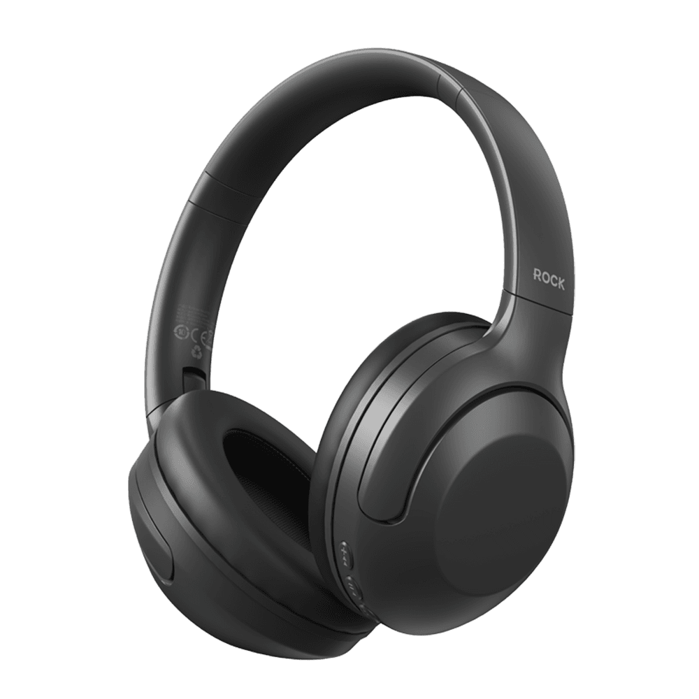 Bezdrátová sluchátka Rock O3 ANC bluetooth černá - náhled 1