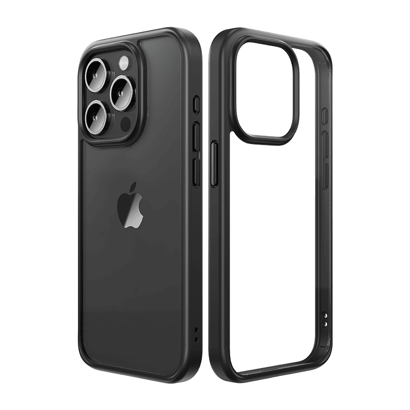 Zadní kryt Rock Guard Series pro iPhone 16 Plus clear-black - náhled 1