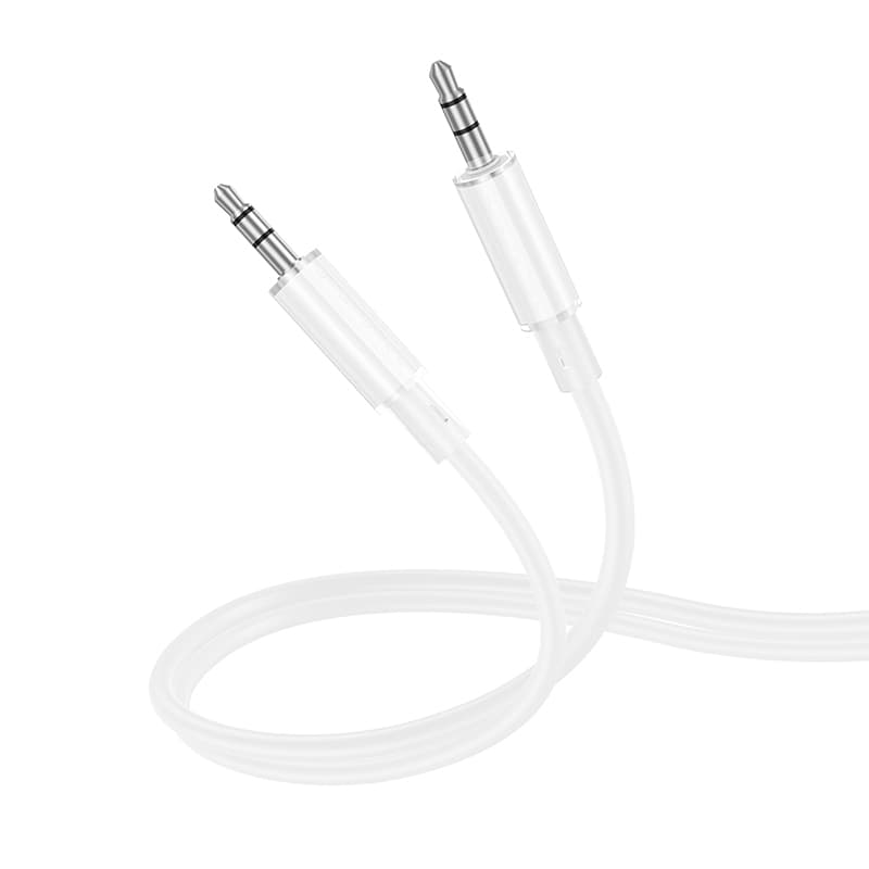 Kabel Borofone BL21 Lemon jack 3,5 mm - jack 3,5 mm 1m bílý - náhled 1