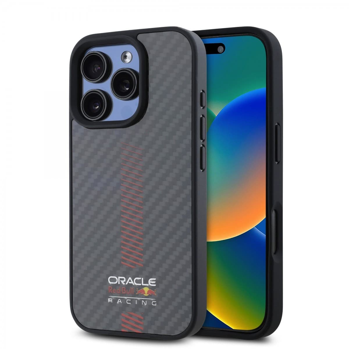Zadní kryt Red Bull Carbon Powerbar MagSafe pro iPhone 16 Pro Max Black - náhled 1