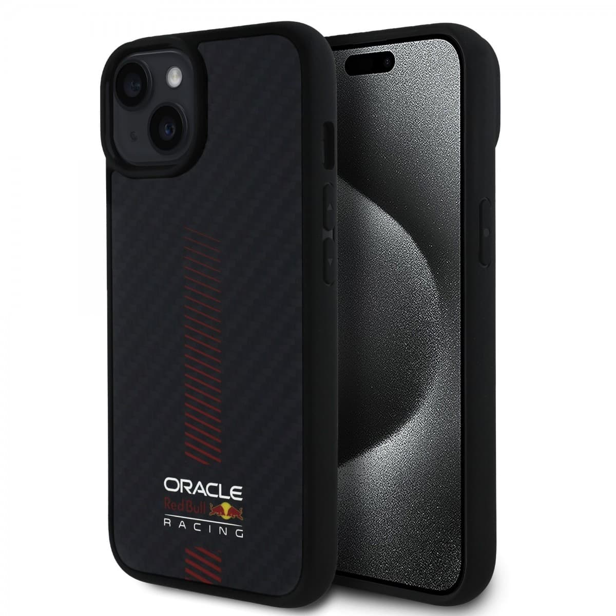 Zadní kryt Red Bull Carbon Powerbar MagSafe pro iPhone 14 Black - náhled 1