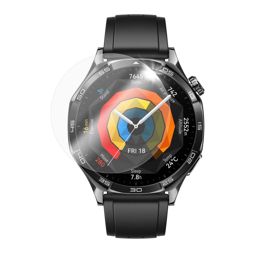 Ochranné tvrzené sklo FIXED pro smartwatch Huawei GT 5 46mm, 2 ks v balení, čiré - náhled 1