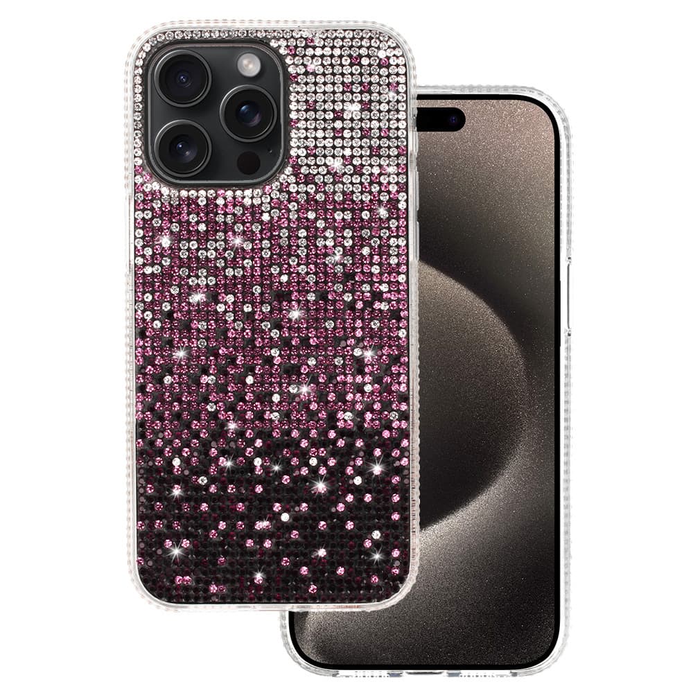 Zadní kryt Tel Protect Diamond pro iPhone 16 Pro vínový - náhled 1