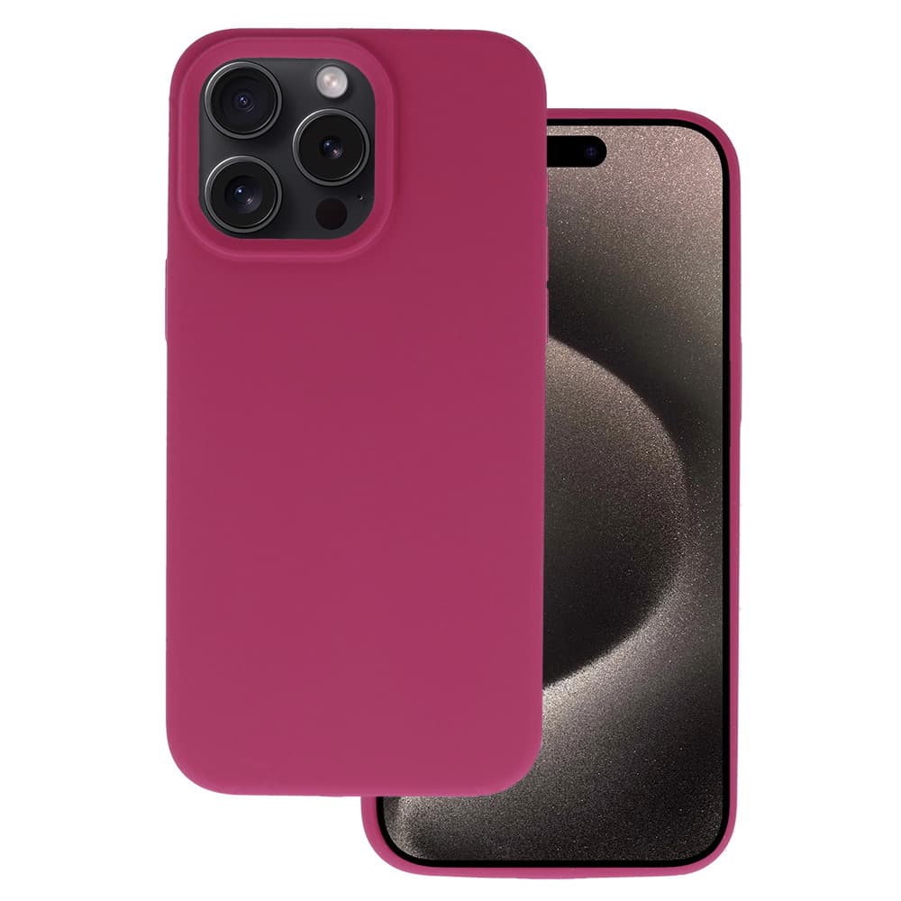 Zadní kryt Silicone Lite pro Samsung S24 FE malinový - náhled 1