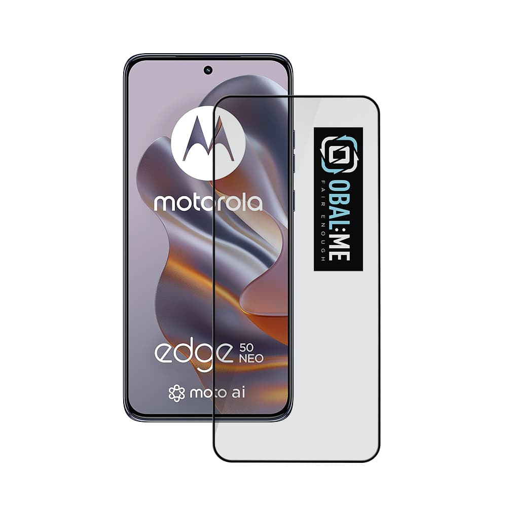 Tvrzené sklo OBAL:ME 5D pro Motorola Edge 50 Neo Black - náhled 1