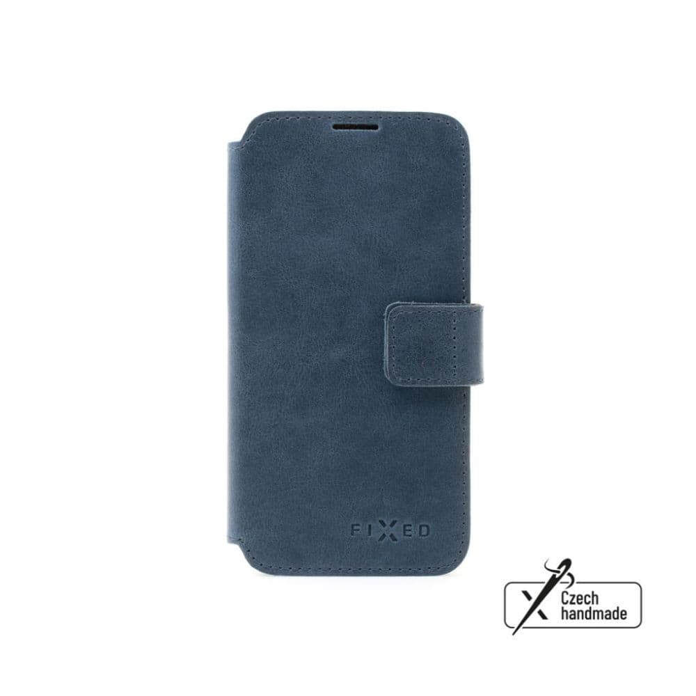 Kožené pouzdro typu kniha FIXED ProFit pro Samsung Galaxy S25 Ultra, modré - náhled 1