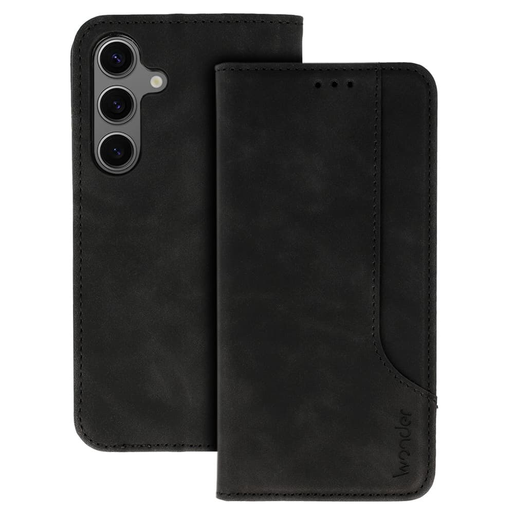 Knížkové pouzdro Wonder Prime pro Samsung Galaxy A36 5G černé - náhled 1