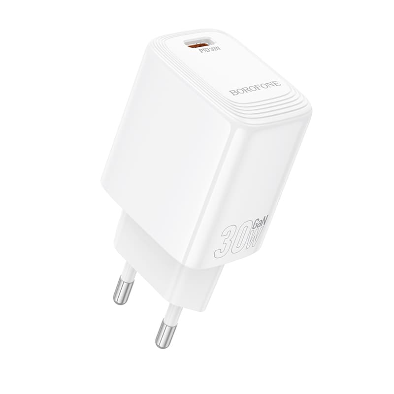 Adaptér Borofone BN28 Fuente s funkcí rychlonabíjení 30W bílý - náhled 1