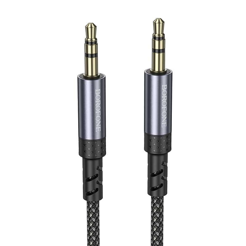 Kabel Borofone BL24 Graceful jack 3,5 mm - jack 3,5 mm 1m černý - náhled 1